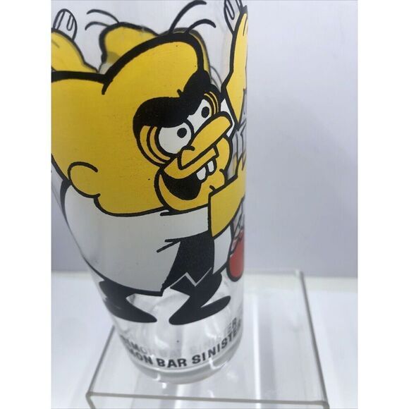 Simon Bar Sinister Cartoon Glass Pepsi Collector Series Vintage. Please Read - Picture 8 of 16